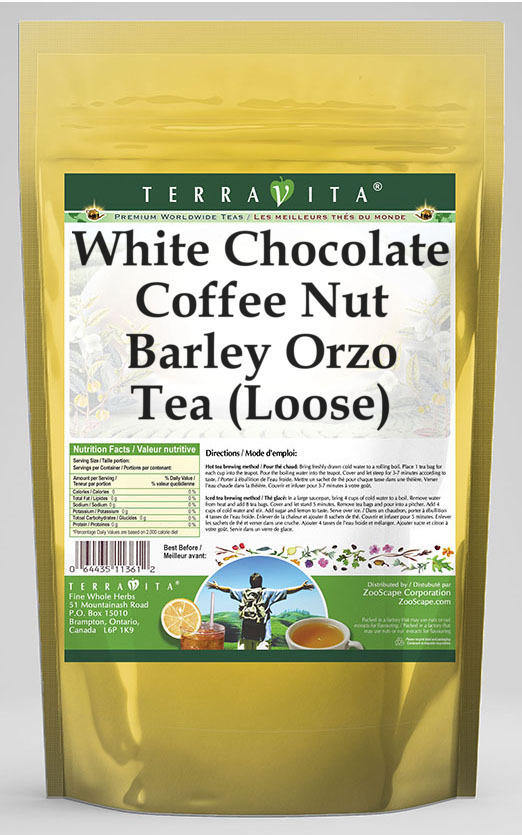 White Chocolate Coffee Nut Barley Orzo Tea (Loose)