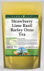 Strawberry Lime Basil Barley Orzo Tea