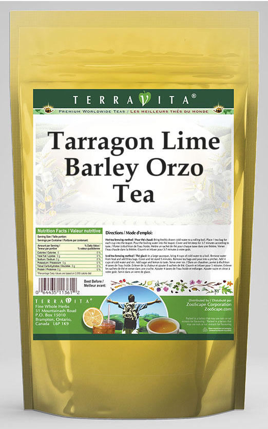 Tarragon Lime Barley Orzo Tea