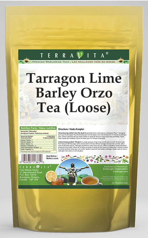 Tarragon Lime Barley Orzo Tea (Loose)