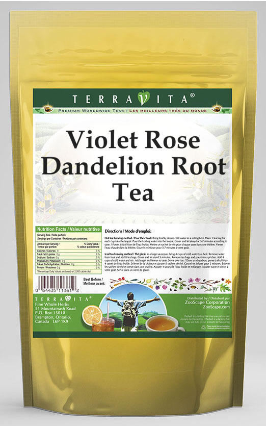 Violet Rose Dandelion Root Tea