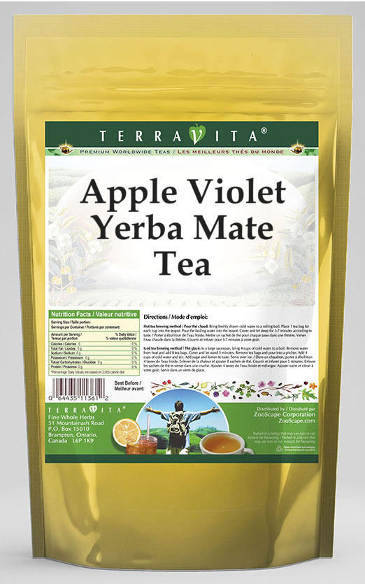 Apple Violet Yerba Mate Tea