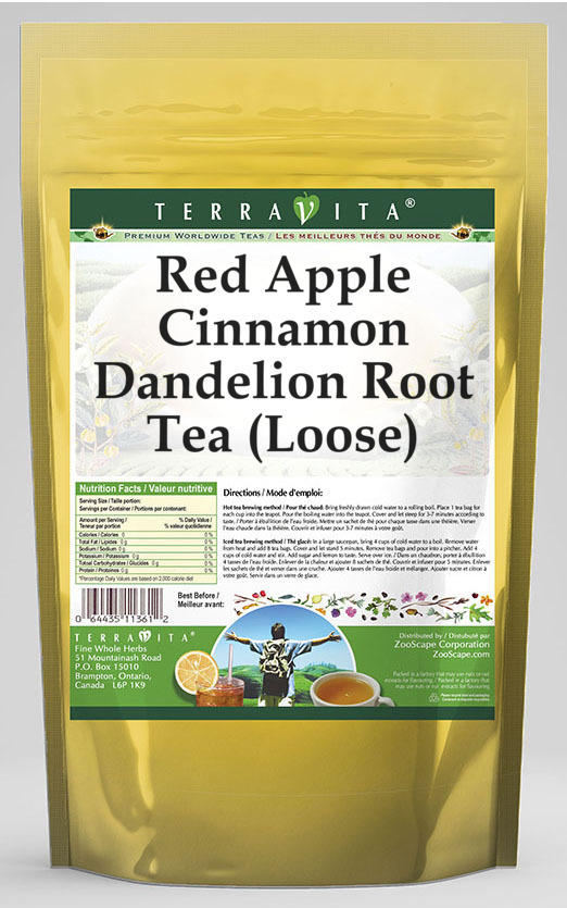 Red Apple Cinnamon Dandelion Root Tea (Loose)