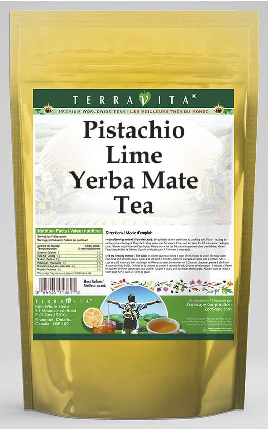 Pistachio Lime Yerba Mate Tea