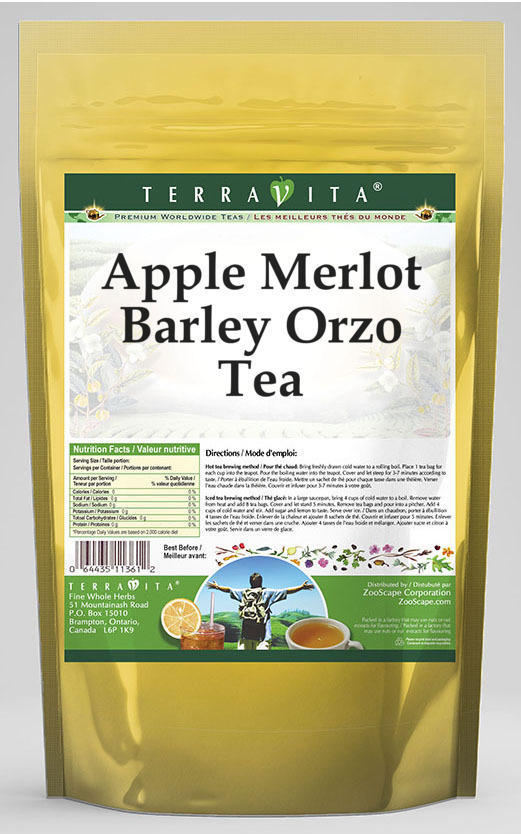 Apple Merlot Barley Orzo Tea