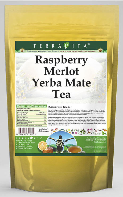 Raspberry Merlot Yerba Mate Tea