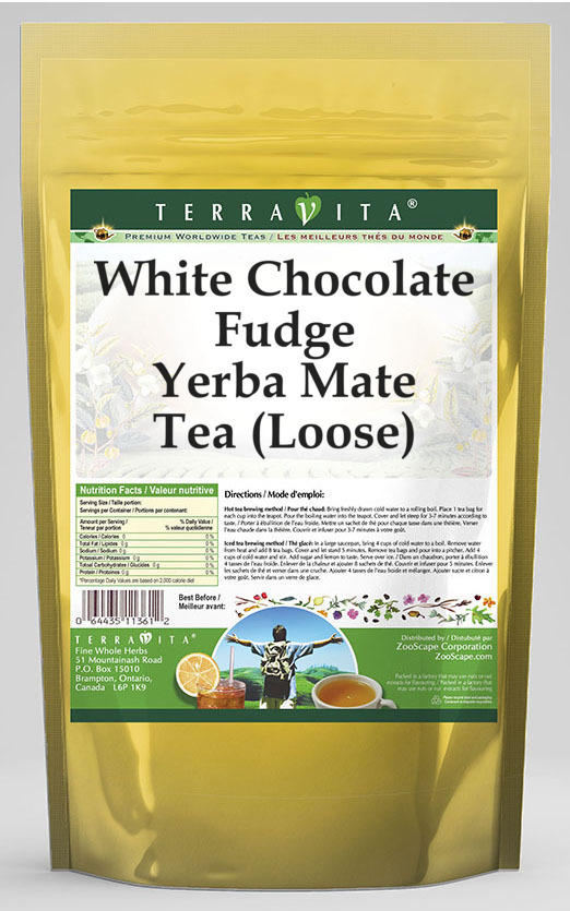 White Chocolate Fudge Yerba Mate Tea (Loose)