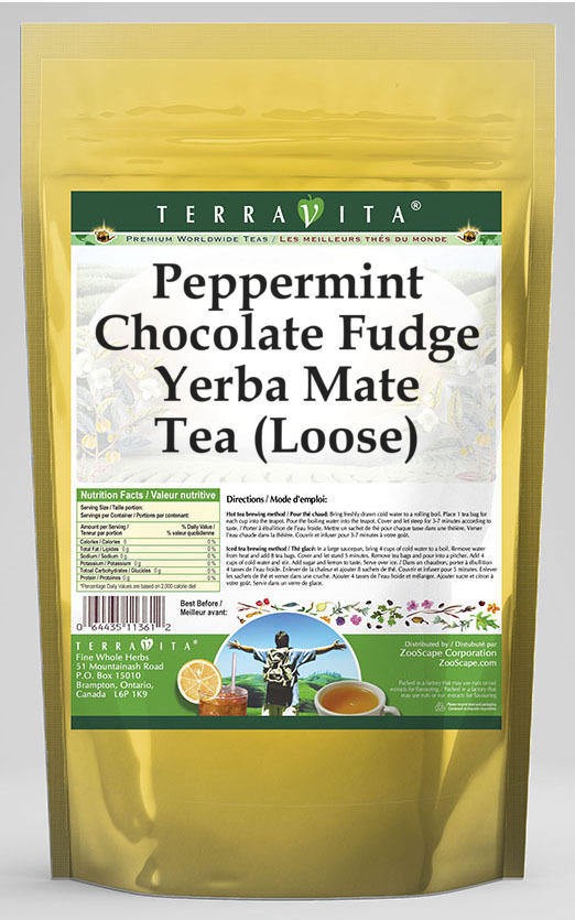 Peppermint Chocolate Fudge Yerba Mate Tea (Loose)