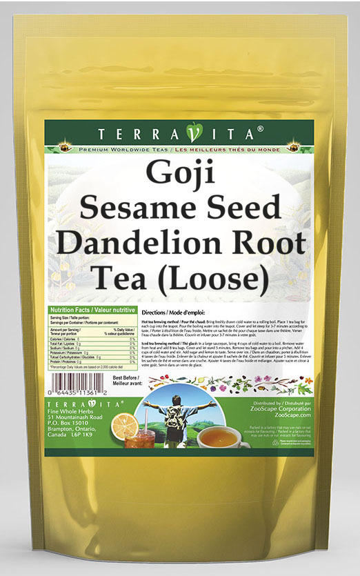 Goji Sesame Seed Dandelion Root Tea (Loose)