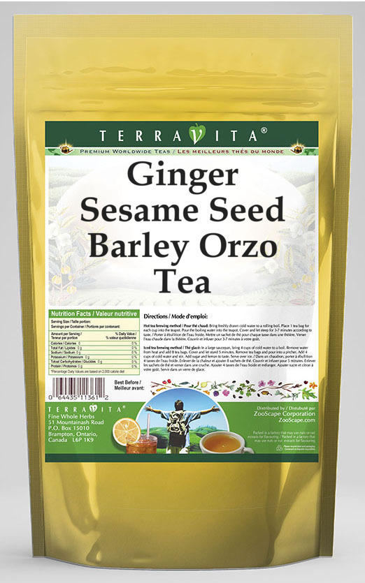 Ginger Sesame Seed Barley Orzo Tea