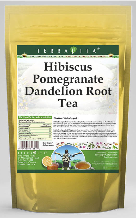 Hibiscus Pomegranate Dandelion Root Tea