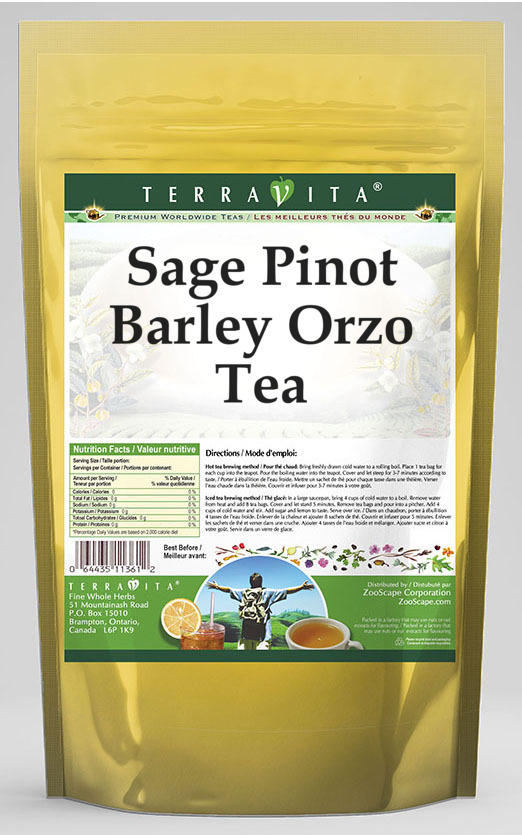 Sage Pinot Barley Orzo Tea