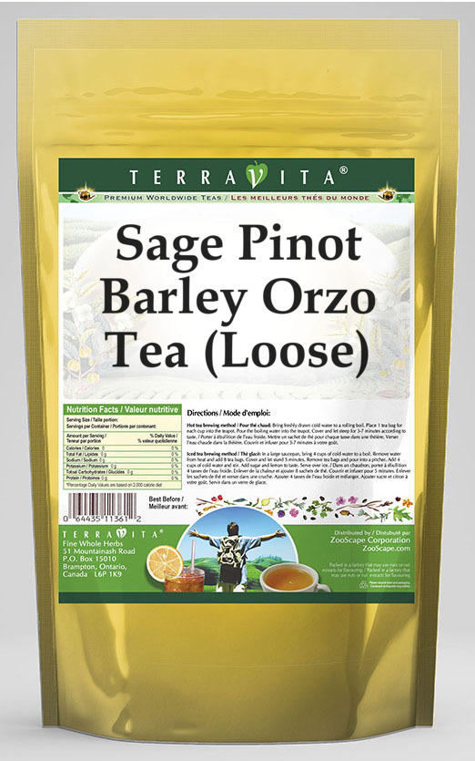 Sage Pinot Barley Orzo Tea (Loose)