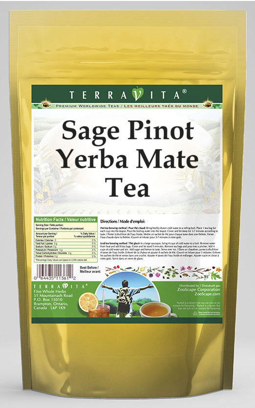 Sage Pinot Yerba Mate Tea