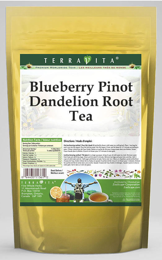 Blueberry Pinot Dandelion Root Tea