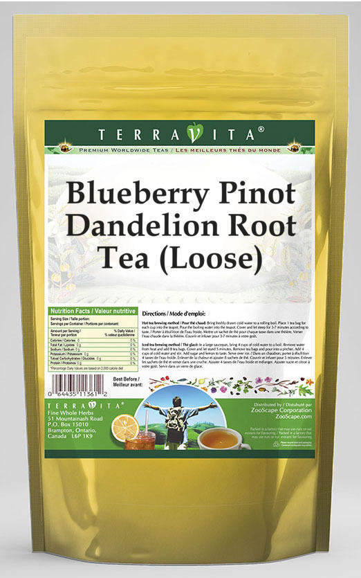 Blueberry Pinot Dandelion Root Tea (Loose)