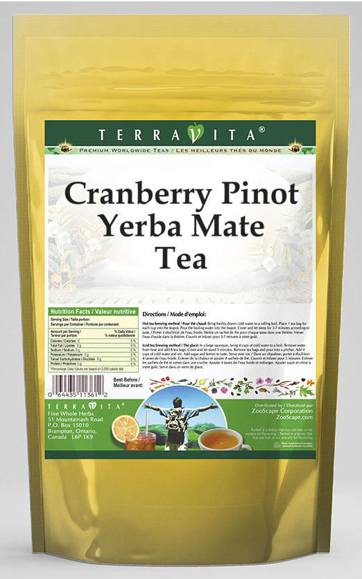 Cranberry Pinot Yerba Mate Tea