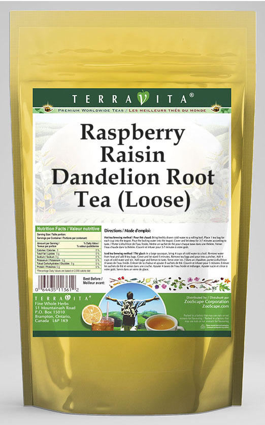 Raspberry Raisin Dandelion Root Tea (Loose)