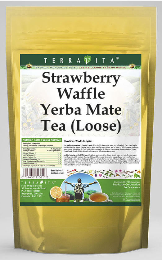 Strawberry Waffle Yerba Mate Tea (Loose)