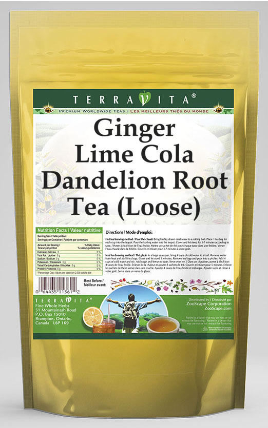 Ginger Lime Cola Dandelion Root Tea (Loose)