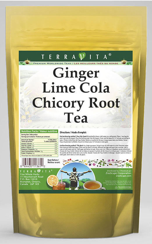 Ginger Lime Cola Chicory Root Tea