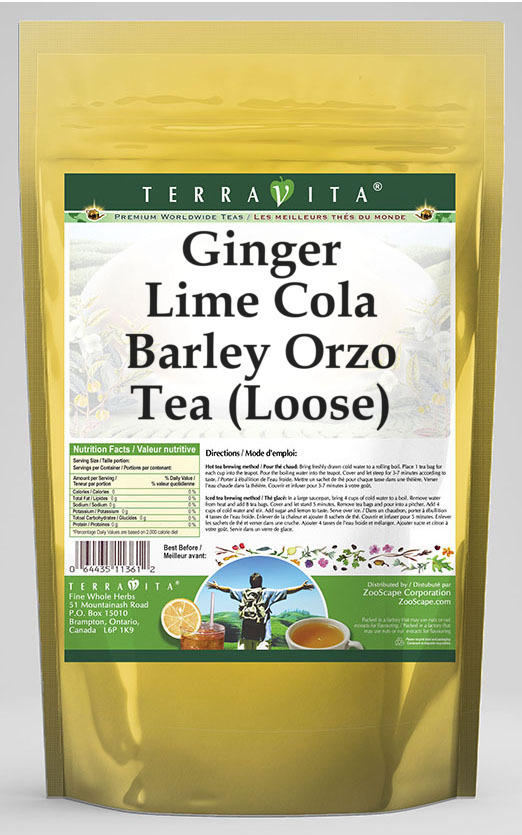 Ginger Lime Cola Barley Orzo Tea (Loose)