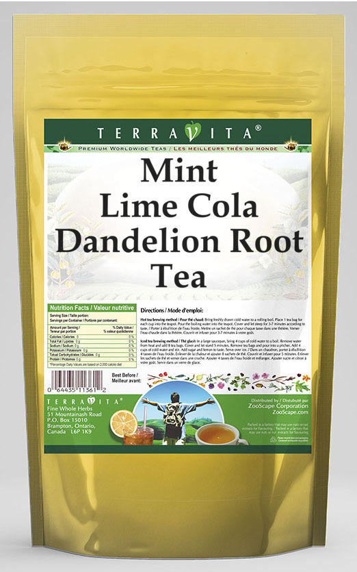 Mint Lime Cola Dandelion Root Tea