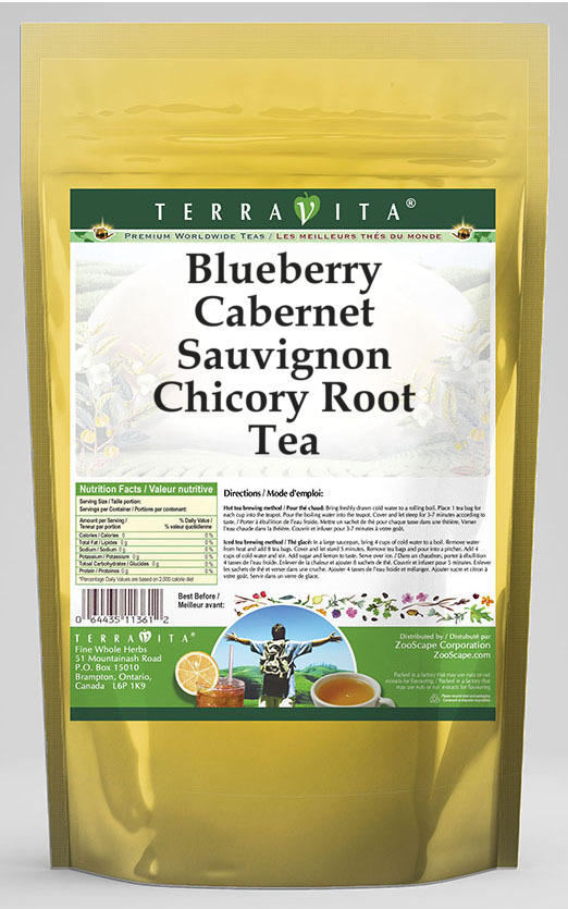 Blueberry Cabernet Sauvignon Chicory Root Tea