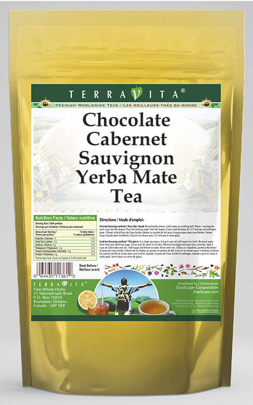 Chocolate Cabernet Sauvignon Yerba Mate Tea