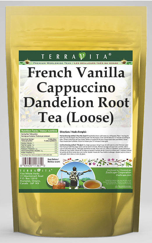 French Vanilla Cappuccino Dandelion Root Tea (Loose)
