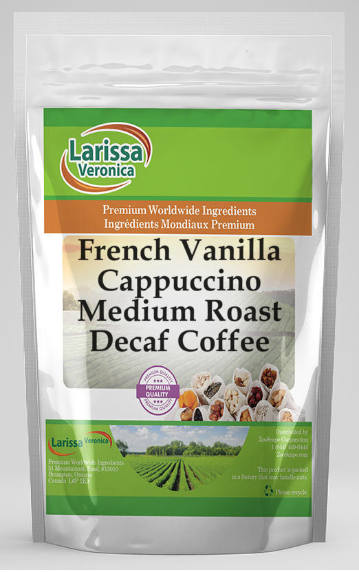 French Vanilla Cappuccino Medium Roast Decaf Coffee
