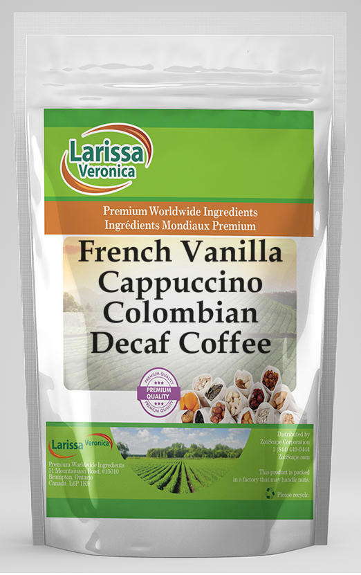 French Vanilla Cappuccino Colombian Decaf Coffee