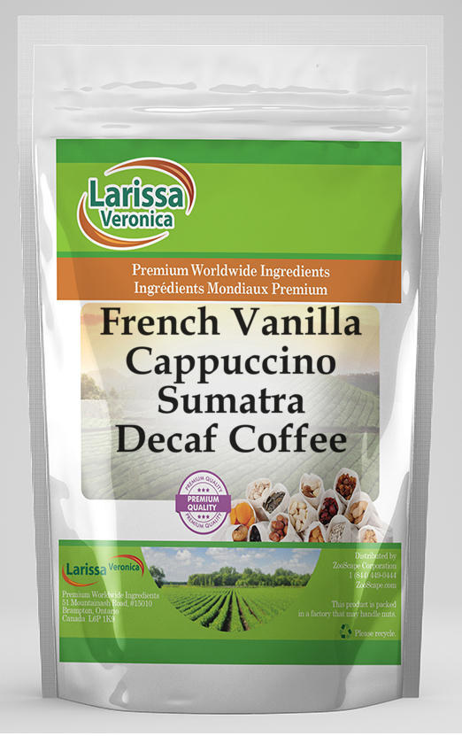 French Vanilla Cappuccino Sumatra Decaf Coffee