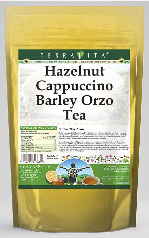 Hazelnut Cappuccino Barley Orzo Tea