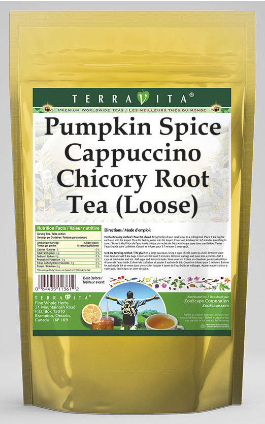 Pumpkin Spice Cappuccino Chicory Root Tea (Loose)
