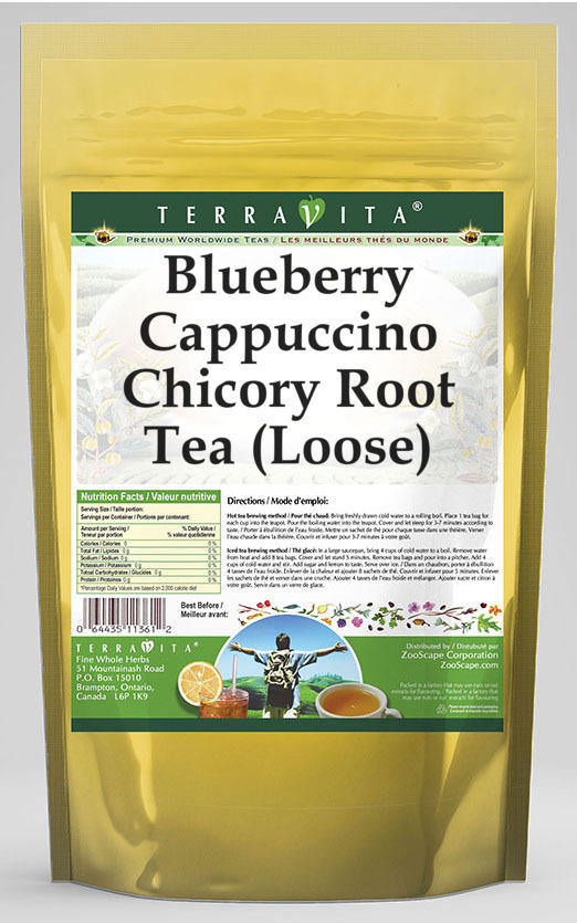 Blueberry Cappuccino Chicory Root Tea (Loose)