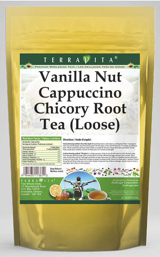 Vanilla Nut Cappuccino Chicory Root Tea (Loose)