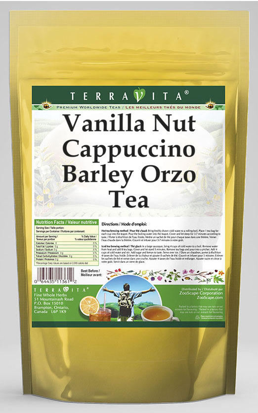 Vanilla Nut Cappuccino Barley Orzo Tea