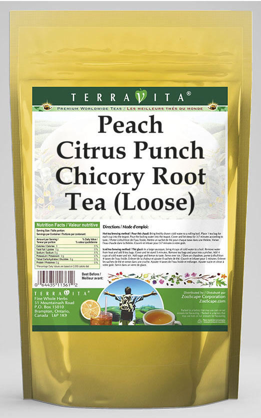 Peach Citrus Punch Chicory Root Tea (Loose)