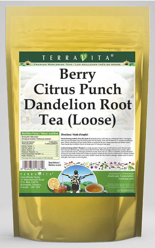 Berry Citrus Punch Dandelion Root Tea (Loose)