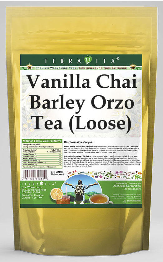 Vanilla Chai Barley Orzo Tea (Loose)