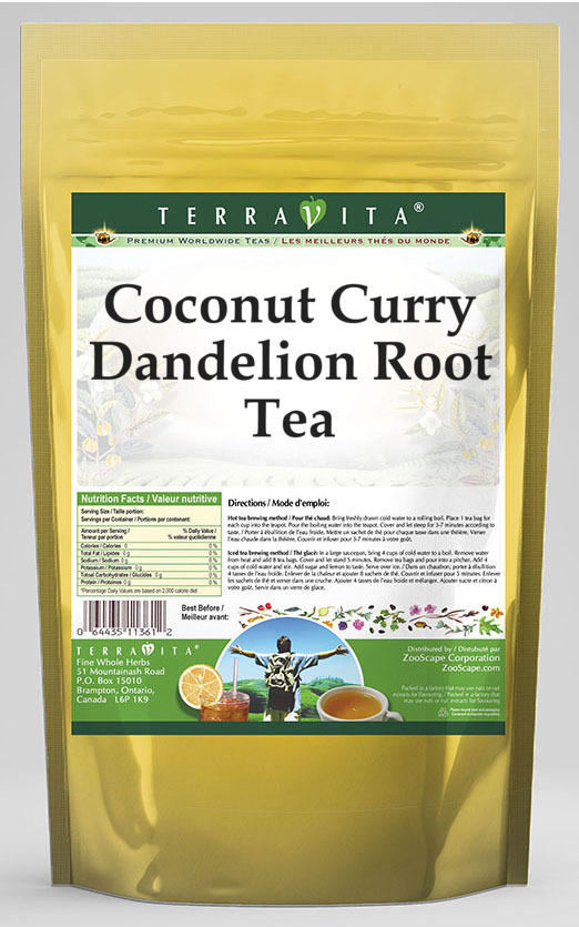 Coconut Curry Dandelion Root Tea