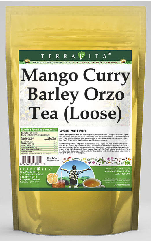 Mango Curry Barley Orzo Tea (Loose)