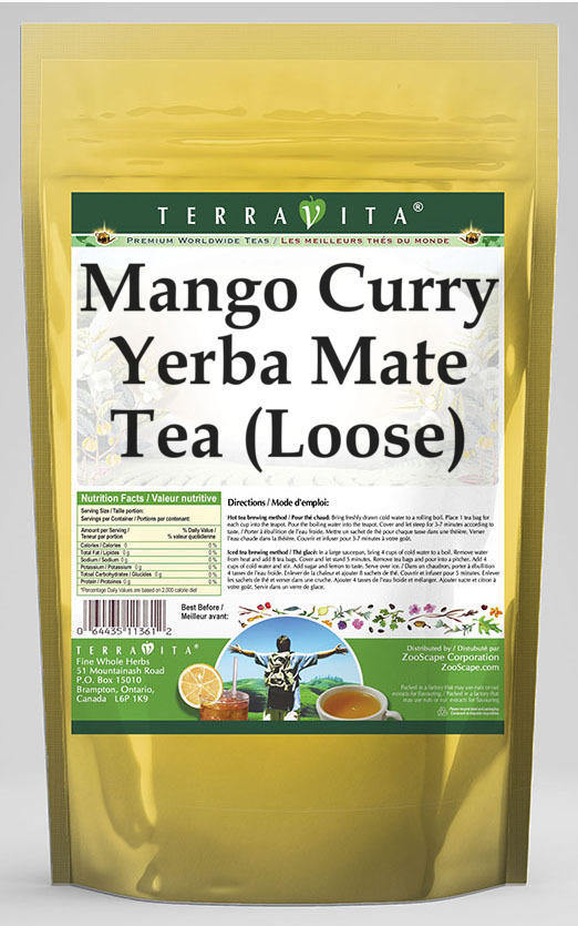 Mango Curry Yerba Mate Tea (Loose)