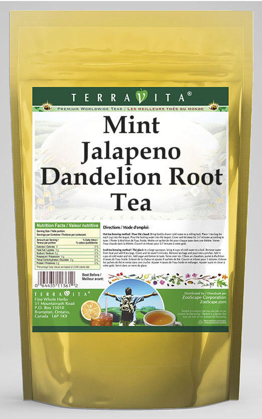 Mint Jalapeno Dandelion Root Tea