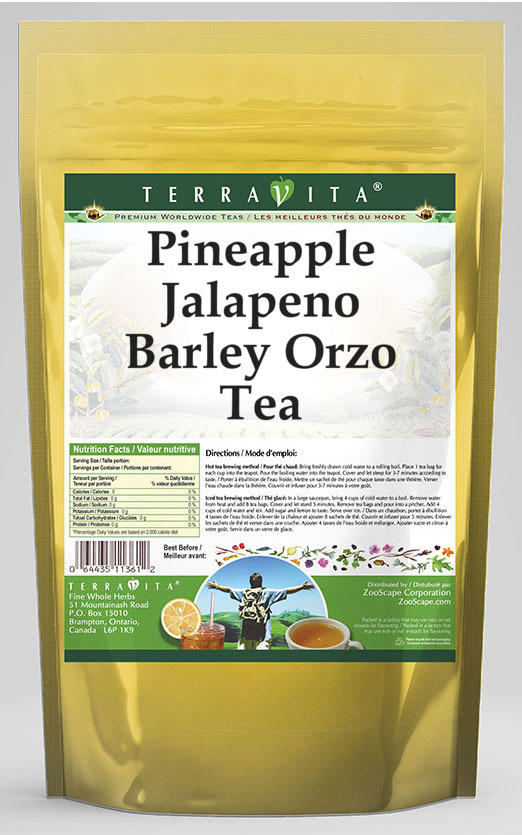 Pineapple Jalapeno Barley Orzo Tea