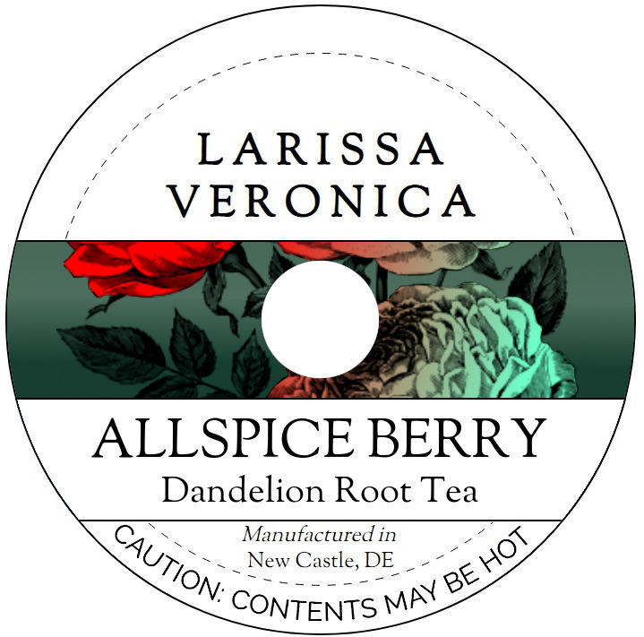 Allspice Berry Dandelion Root Tea <BR>(Single Serve K-Cup Pods)