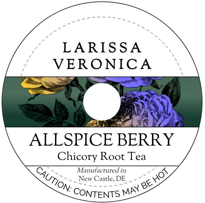 Allspice Berry Chicory Root Tea <BR>(Single Serve K-Cup Pods)