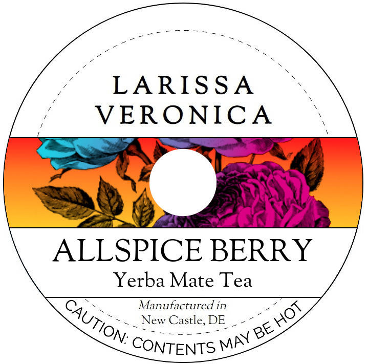 Allspice Berry Yerba Mate Tea <BR>(Single Serve K-Cup Pods)