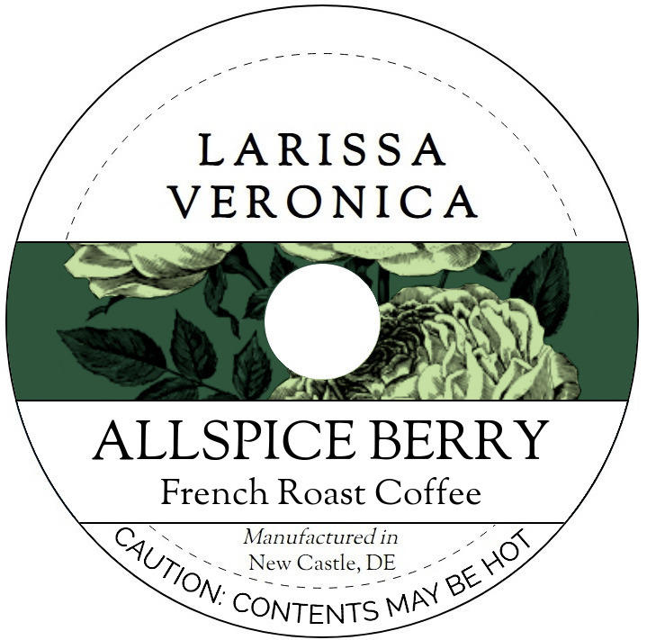 Allspice Berry French Roast Coffee <BR>(Single Serve K-Cup Pods)